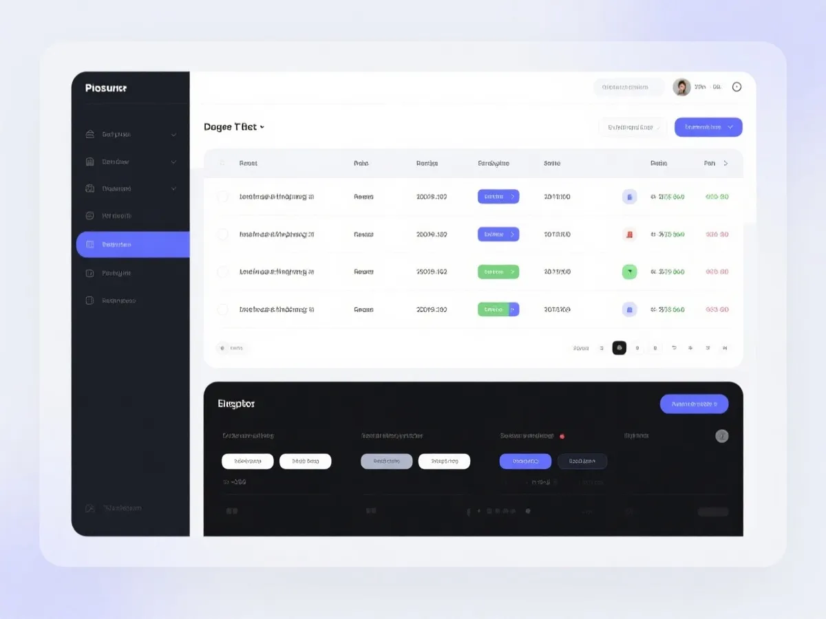数据列表与筛选界面